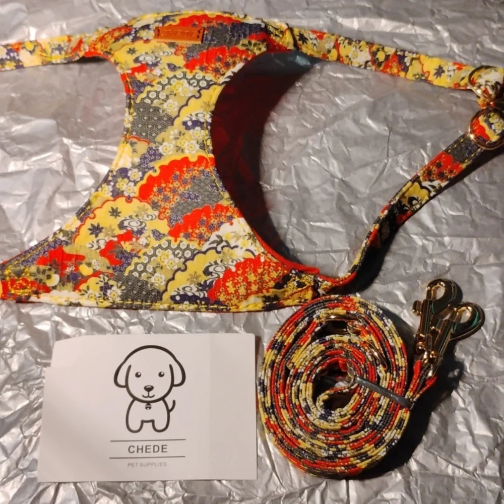 Medium dog harness and leash